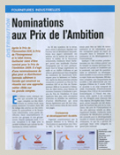 Article nominations aux prix de l'ambition